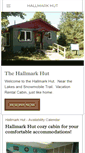 Mobile Screenshot of hallmarkhut.com